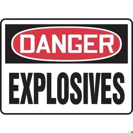 Accuform Danger Safety Sign, MCHG048XV MCHG048XV